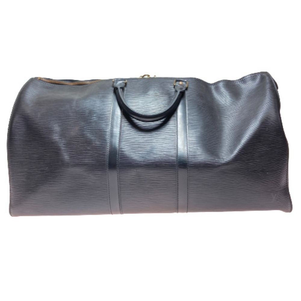Louis Vuitton Bag Black Keepall Noir Boston Epi Travel